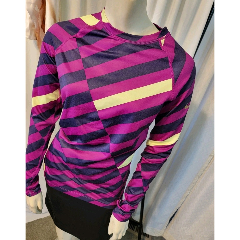 Nike Pro Combat‎ Fitted Compression Long Sleeve Women's Microfleece Top M